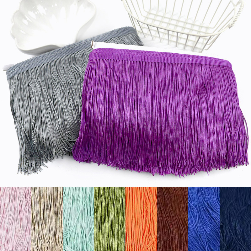 Fringe Ribbon Sewing - 5/10 Yard 10-20cm Nähfransen aus Polyester-Spitze