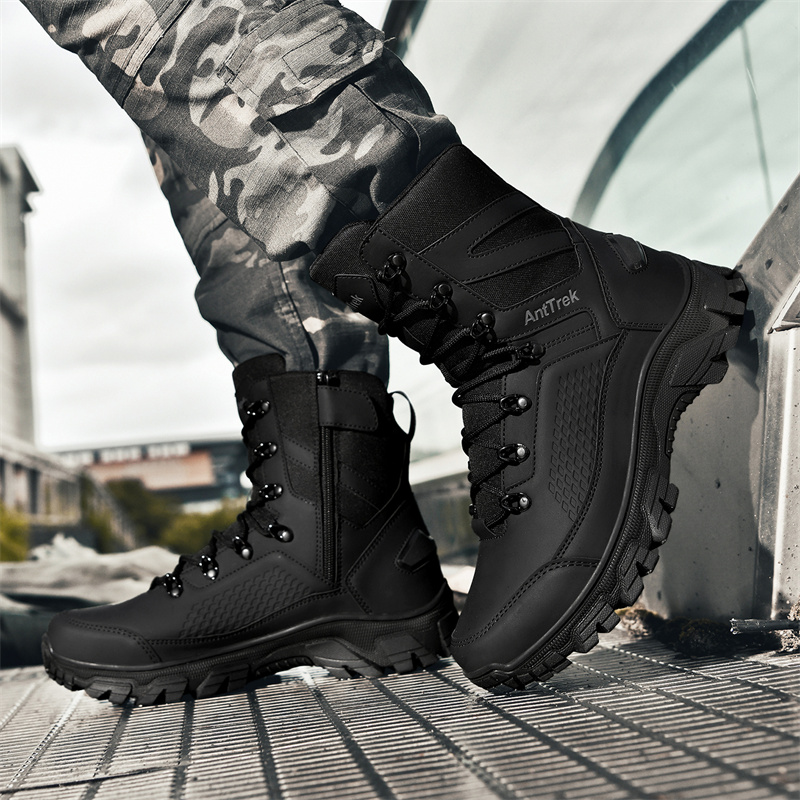 Guipure Lace Panel - 2025 neue Taktische Stiefel Männer Stiefel
