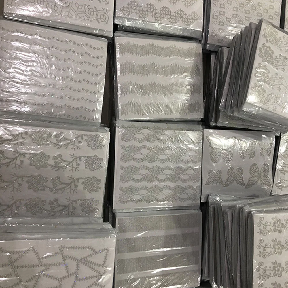 Hotfix Rhinestone Sheet - Großhandel Kristall Strass Transfers Diamant Wärme