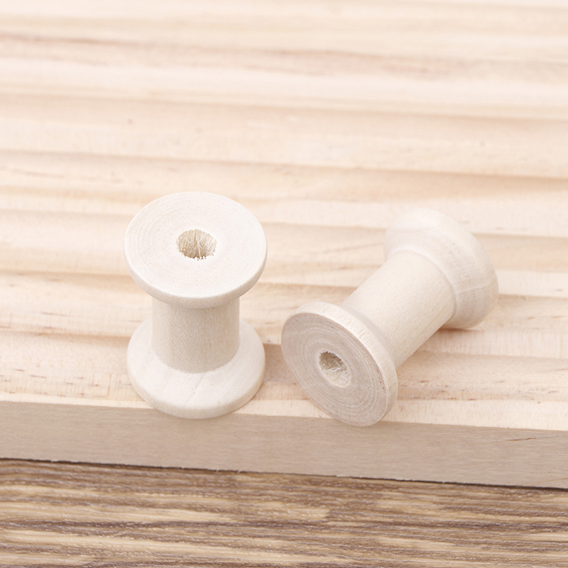 10Pc Vintage Holz Spulen DIY R – Organza Ribbon Spool Bewertung und Preis