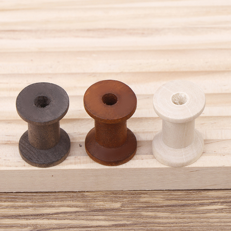 10Pc Vintage Holz Spulen DIY R – Organza Ribbon Spool Bewertung und Preis