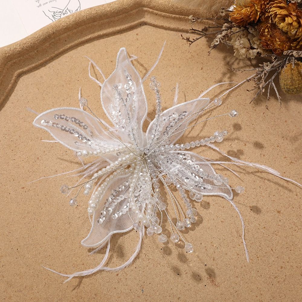 1 Stück Feder-Perlen 3D Organz – Applique Patch Flower Bewertung und Preis