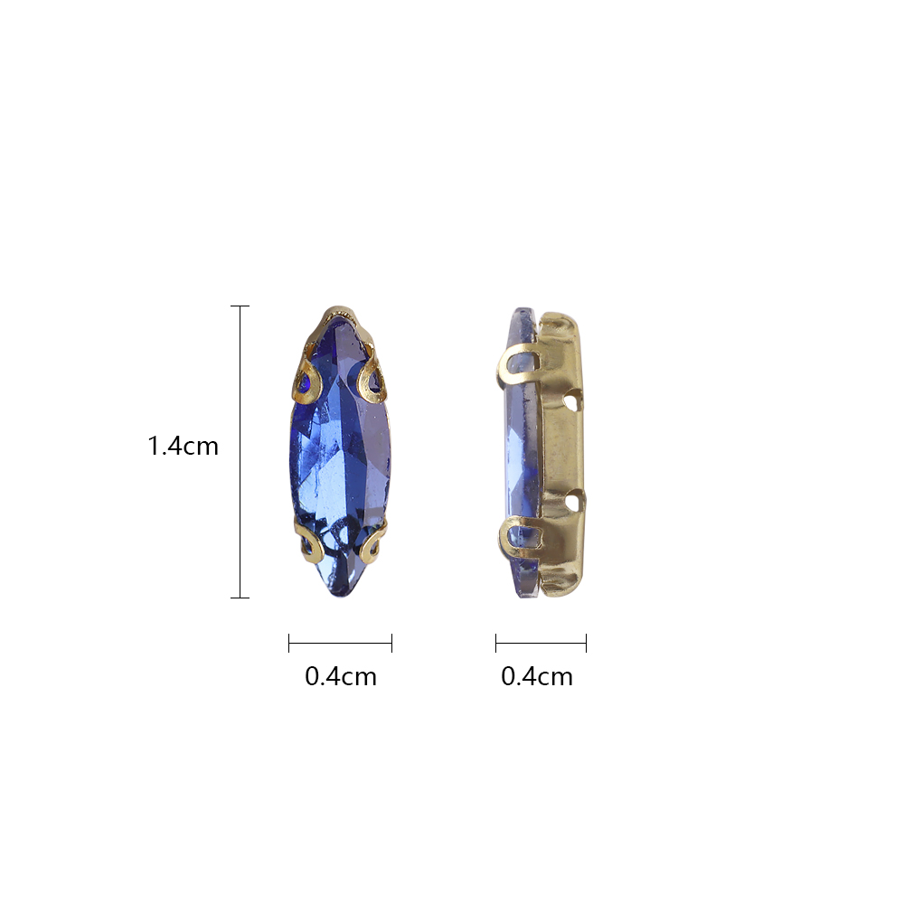 20 Stück 4x15mm Pferdeaugen-Kr – Sew On Rhinestone Bewertung und Preis
