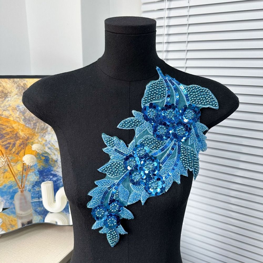 Modische 3D-Pailletten-Blumen- – Applique Patch Flower Bewertung und Preis