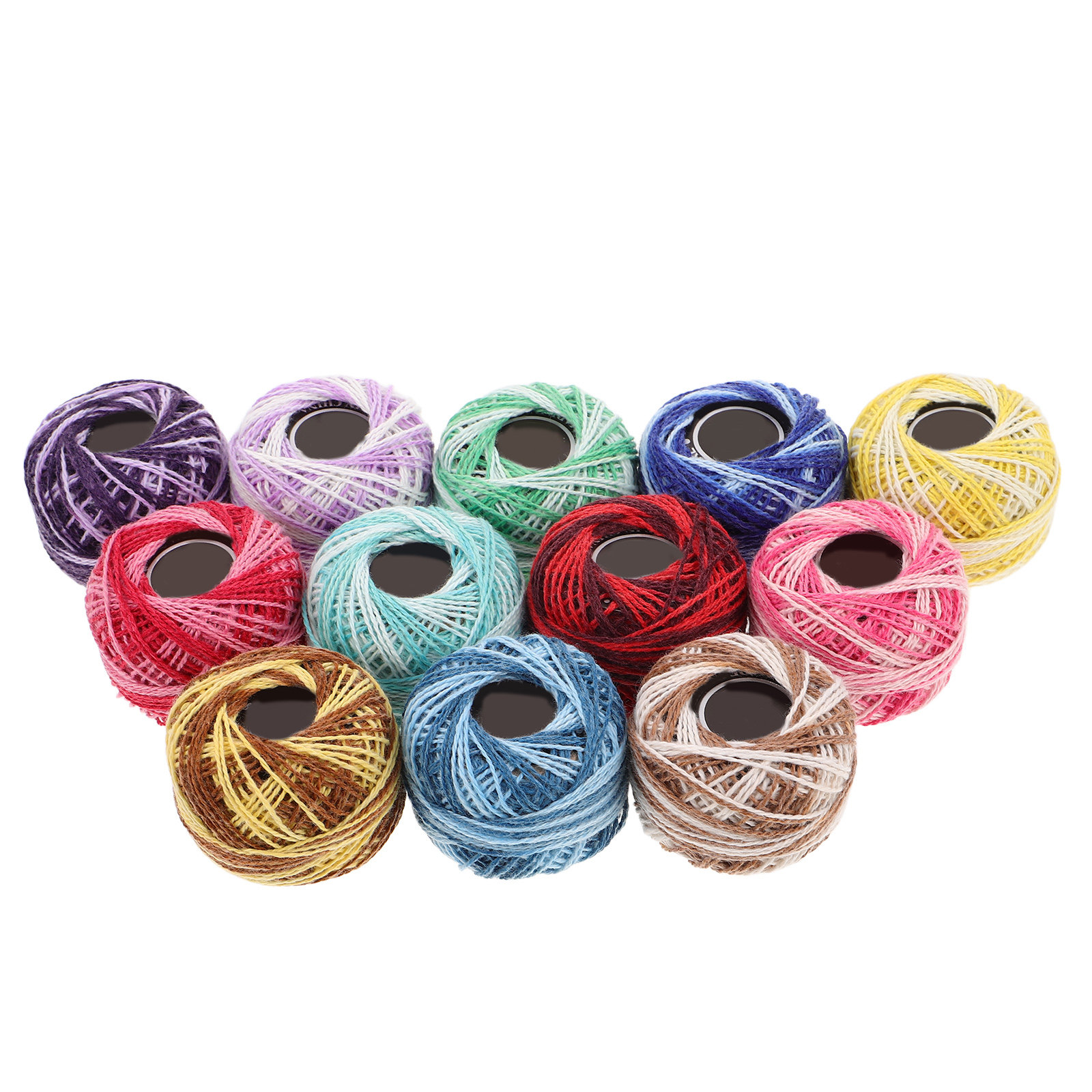 12-teiliges Set bunter Baumwol – Embroidery Craft Bewertung und Preis