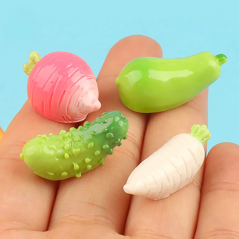Kawaii Harz-Mini-Gemüse, künst – Christmas Craft Embellishment Bewertung und Preis